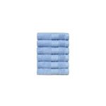 Trident Soft Comfort Air Rich 100% Cotton Towel for Face, 500 GSM Highly Absorbent Towels for Men/Women, 6Pc Face Towel Set (30.5 cm X 30.5 cm), Allure