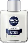 NIVEA MEN Sensitive After Shave Balm (100 ml), Soothing After Shave, Moisturising Skin Care After Shaving with Chamomile and Vitamin E