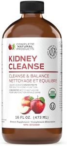Complete Natural Products Kidney Complete - 16oz Liquid Dietary Supplement for Kidney Support, Cleanse, and Detox with Apple Cider Vinegar, Lemon, & Organic Chanca Piedra.