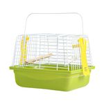 Outdoor Bird Cage - Parrot Outdoor Portable Travel Cage, Bird Carrier Travel Cage, Bird Carrying Cage | Wire Bird Carrying Supplies for Lovebirds, Medium Parrots, Parakeets, and Cockatiels