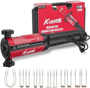 Induction Heater 1500W 110V Bolt Removal,Handheld Magnetic Induction Heater Tool with 12 Coils for Rusty Screw Removing,Red