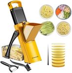All-in-1 Safe Mandoline Slicer for Kitchen, Food Chopper with Container