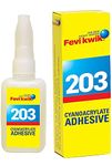 Fevikwik 203 Cyanoacrylate Adhesive (20 ml) pack of 5 With Free Pen