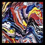 Tallenge - Mirror Mirror - Contemporary Abstract Art - Medium Canvas Framed (24 x 24 inches)