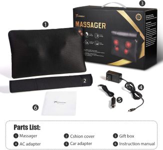 WOQQW Shiatsu Back and Neck Massager – Deep Tissue Massage Pillow