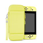 TNP Carrying Case for Nintendo Switch OLED Model 2021/Switch, Cream Yellow - Kawaii Cute Portable Travel Case, Protective Storage Carry Bag for Girls with Screen Protector, 10 Game Cartridge Holder