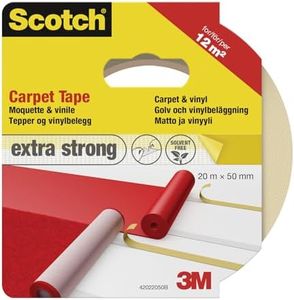 Scotch 42022050 Extra Strong Carpet Tape - White