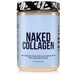 Naked Collagen - Collagen Peptides Protein Powder, 60 Servings, Grass-Fed Hydrolyzed Collagen Supplement | Paleo Friendly, Non-GMO, Keto, Gluten Free | Unflavored 20oz