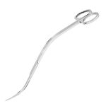 Mandala Crafts Stainless Steel Curved Aquarium Scissors - Aquarium Extra Long Scissors for Aquatic Plants - Silver Wave Scissors Aquascape Scissors for Fish Tank