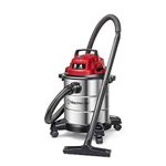 Vacmaster Red Edition VOC508S 1101 Stainless Steel Wet Dry Shop Vacuum 5 Gallon 4 Peak HP 16kPa Powerful Suction 1-1/4 inch Hose with Blower Function