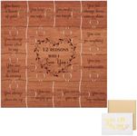 12 Reasons Why I Love You Puzzle Pieces Wooden Set I Love You Christmas Gifts for Him Her from Boyfriend Girlfriend You Are My Love Card Envelop Bow Gift Box for Valentine Anniversary Birthday