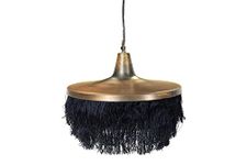 Creative Co-op Ceiling Lights, Fabric, Grey