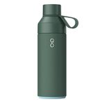 Ocean Bottle 1 Litre Water Bottle - Recycled Stainless Steel Drinks Reusable Water Bottle - Eco-Friendly & Reusable - Forest Green - 1L