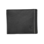 Red Tape Men Genuine Leather Rfid Wallet | Stylish And Secure, Black