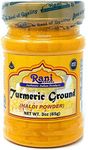 Rani Turmeric (Haldi) Root Powder Spice, (High Curcumin Content) 3oz (85g) PET Jar ~ All Natural | 100% Pure, Salt Free | Vegan | Gluten Friendly | NON-GMO | Indian Origin