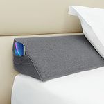 Talcusble Queen Size(60"x10"x6") Bed Wedge Pillow for headboard, Mattress Wedge, Bed Gap Filler, Headboard Pillow Close The Gap (0-7") Between Your Headboard and Mattress