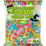 Sour Candy Variety Pack - 1.8 kg, 4 Pounds Bulk Sour Candy - Individually Wrapped Candies - Assorted Pinata Candy - Candy For Goodie Bags - Party Favors For Kids/Teens