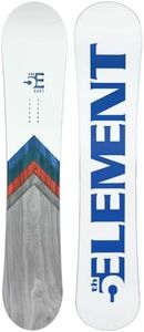5th Element Dart Snowboard for Men-Freeride-All Mountain, Designed for Beginner and Intermediate Snowboarders with Rocker-Regular and Wide- (155cm)