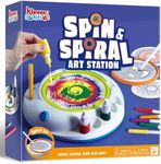 Klever Kits Paint Spin Art for Kids, Machine Kit, Arts & Crafts for Boys and Girls, Art Craft Set Gifts for 6-9 Year Kid, Painting Spinner Toys Kits Sets for Boys & Girls