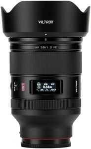 VILTROX 35mm f/1.2 FE, AF 35mm F1.2 LAB FE Lens for Sony e Mount, Full Frame F1.2 Prime Lens for Sony E-Mount A7RⅤZVE1 A7CR A7CII a7Ⅲ a7RⅢ a7Ⅳ a7RⅣ a6600 ZV-E10 FX30