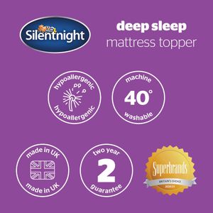 Silentnight King Mattress Topper – Deep Sleep, Extra Comfort