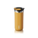 WACACO Octaroma Grande Vacuum Insulated Coffee Mug, Double-wall Stainless Steel Travel Tumbler With Drinking Lid, 15 fl oz (435ml), Yellow