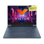 HP Victus Gaming Laptop, AMD Ryzen 5 5600H, 4GB RTX 3050 GPU, 15.6-inch (39.6 cm), FHD, IPS, 144Hz, 16GB DDR4, 512GB SSD, Backlit KB, B&O, 9ms Response time, Dual Speakers (Blue, 2.37 kg), fb0106AX