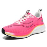 STQ Road Running Shoes for Women Tennis Sneakers Fitness Lightweight Training Shoes Hot Pink Size 8.5