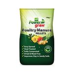 Powergrow Poultry Manure Organic Vegetable, Flower & Plant Feed, Grey, G60235UK