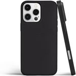 totallee Thin iPhone 16 Pro Max Case, Thinnest Cover Ultra Slim Minimal - for Apple iPhone 16 Pro Max (2024) (Frosted Black)