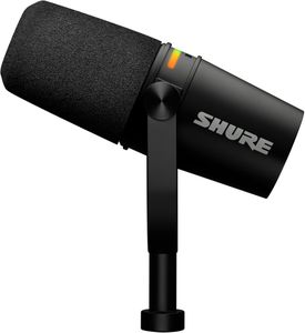 Shure MV7+ Podcast Microphone – Black USB/XLR Dynamic Mic