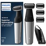 Philips Norelco Bodygroom Series 5000 Showerproof Body Trimmer for Men with Back Attachment, BG5025/40