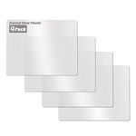 Fotouzy Flexible Plastic Cutting Boards for Kitchen, 4 Frosted Clear Cutting Mats 15 x 12 in, BPA-Free, Non-Porous, and Dishwasher Safe, Set of 4