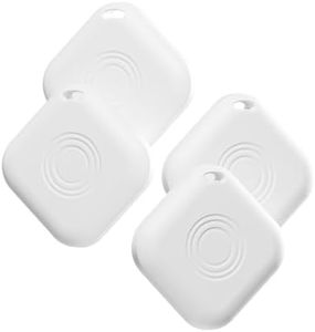 Air Mini Tags 4 Pack Luggage Tracker,Bluetooth Tracker Works with Apple Find My (iOS Only),IP67 Waterproof,Replaceable Battery,Lost Mode,Smart Key Finder Item Locator for Keys,Bags,Suitcase