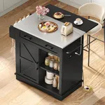 YITAHOME Kitchen Island with Stainl