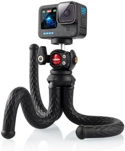 Lammcou Go Pro Tripod, Action Camera Flexible Octopus Gorrila Pod & Tripod Holder, Multi Tripod Compatible with GoPro Hero Hero 12 11 10 9 Insta-360 X3 G3 Bendy Bendable Tripod Video Vlogging