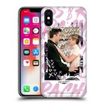 Head Case Designs Officially Licensed Friends TV Show Ross And Rachel Doodle Art Hard Back Case Compatible With Apple iPhone X/iPhone XS