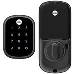 Yale YRD256-NR-BSP Assure Lock SL in Black Suede (Non-Connected) (YRD256) Key Free Touchscreen Deadbolt, Wi-Fi