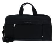 Tommy Hilfiger Men TH Casual Weekender Holdall Travel Bag Hand Luggage, Black (Black), One Size