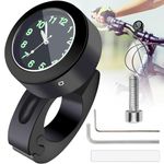 Funmo Motorcycle watch, waterproof glow-in-the-dark motorcycle handlebar watch, digital watch, handlebar watch, motorcycle watches for handlebars, motorcycle bicycle watch, handlebar mount watch for