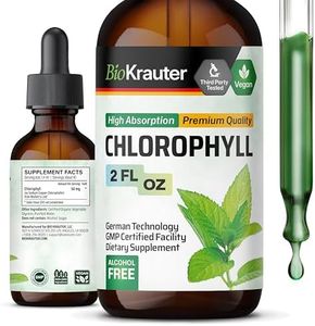 BIO KRAUTER Liquid Chlorophyll Drops - Cleanse & Immune Support - Internal Deodorant - Sodium Copper Chlorophyllin Extract Supplement - 2 fl oz