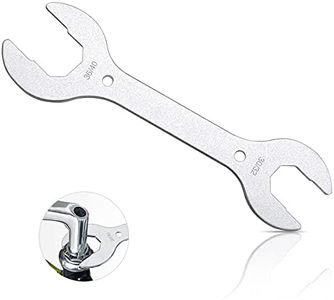 ShiSheng Llave para Pedalier de Bicicleta 30/32/36/40mm 1 Pc Llave de Dirección Doble Boca Herramienta de Reparación de Llave de Pedal para Auriculares Llave de Conos para Eje Antióxido Llave Inglesa
