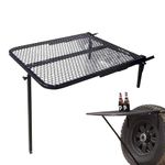 Steel Tire Table Frame Vehicle Camping Travel Tailgating Outdoor Work Table