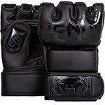 Venum Undisputed 2.0 MMA Shintex Leather Gloves, Matte/Black, Large/X-Large