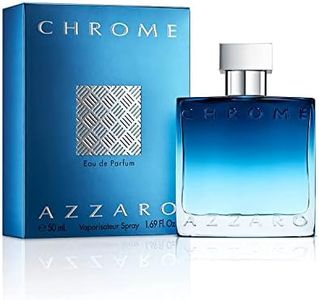 Azzaro Chrome Eau de Parfum 50 ml - Fresh Aquatic Mens Cologne - Fougère, Aromatic & Woody Fragrance - Citrus Notes of Green Mandarin - Lasting Wear - Classic Clean Scent - Luxury Perfumes for Men