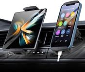 xuenair Z Fold 5 Car Mount, [360° Rotatable& Firmly Grip & Never Fall Off] Vent Tablet Mount for Car, iPad Mini Car Mount for Samsung Z Fold 6 5 4 3 iPhone Google Motorola LTC Phones