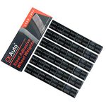 CKAuto 1/2oz, 0.5oz, Ultra Slim Low Profile, Black, Adhesive Stick on Wheel Weights, Easy Peel, US Quality, 12 oz/Box (24pcs)