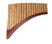 GEWA Panflöte Premium G-Dur 18 Rohre mit Holzschuh