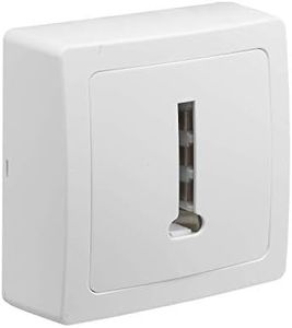 Prise Telephone - Prise murale - Prise encastrable - Prise electrique - Prise saillie - Gamme Blok - Prise Telephone Blanc - Prise Téléphone en T - Debflex 746812