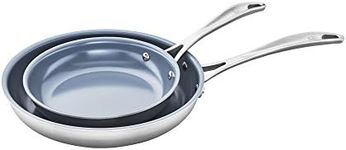 ZWILLING Spirit Ceramic Nonstick Fry Pan Set, 2-pc, Stainless Steel